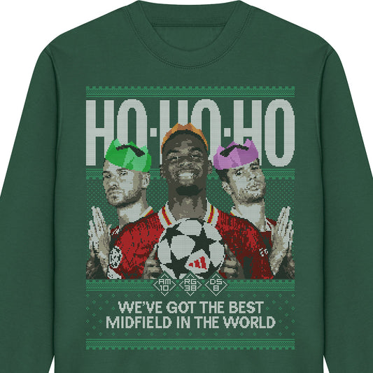 Ho-Ho-Ho Best Midfield Xmas Sweatshirt